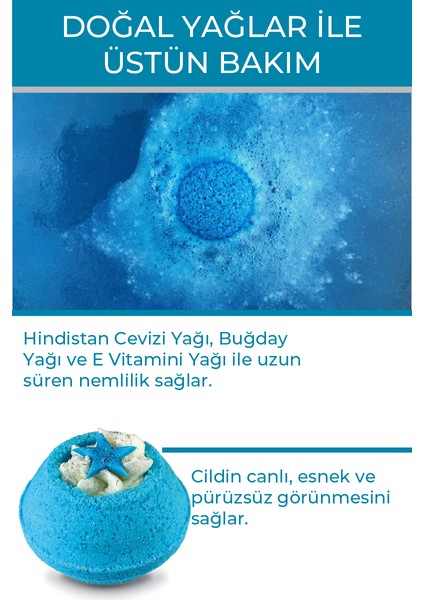Sugar Plum Köpüren Banyo Topu Nem Bombası Banyo Bombası 160 gr - Blue Sky modelleri