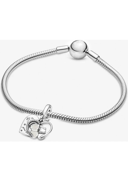 Kediler ve Kalpler Gümüş Sallantılı Charm NUR-CH00009 modelleri