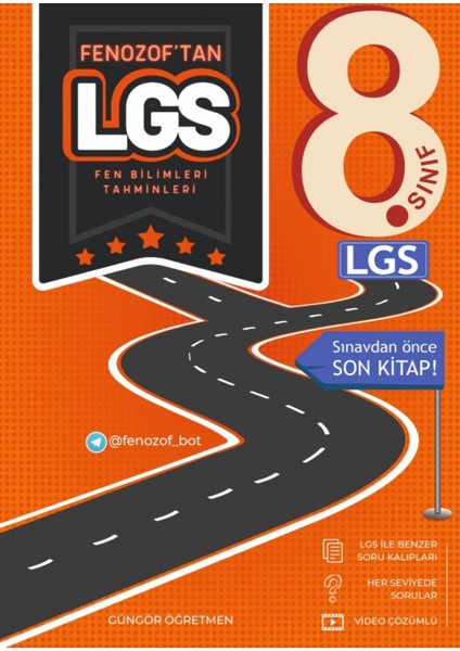 FENOZOF'TAN LGS FEN BİLİMLERİ TAHMİNLERİ SORU BANKASI
