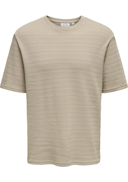 Only&sons 22031761 Erkek Tshirt - Bej