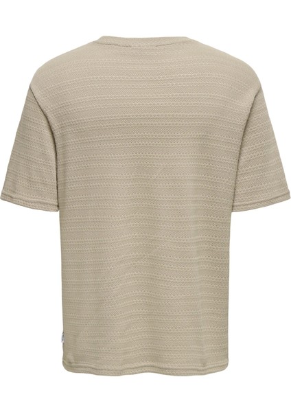 Only&sons 22031761 Erkek Tshirt - Bej
