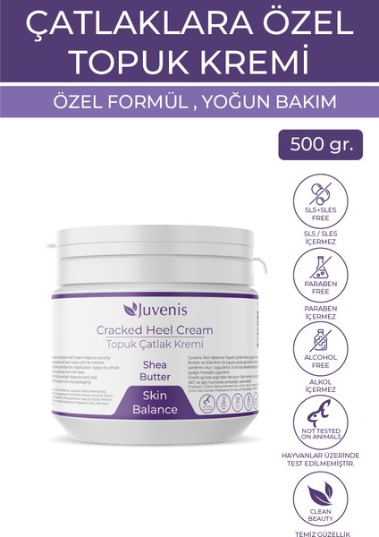Topuk Çatlak Kremi Topuk Çatlakları İçin Nemlendirici Skin Balance Serisi Topuk Çatlak Kremi