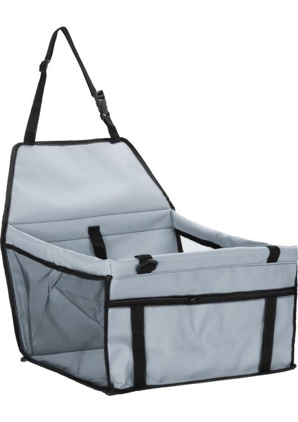 Gri Tarzı Köpek Taşıyıcı Araç Koltuk Kılıfı Paspas Taşıma Evi Kedi Yavru Çanta Köpek Seyahat Katlanabilir Hamak Su Geçirmez Köpek Çantası Sepeti Pet Taşıyıcılar (Yurt Dışından)
