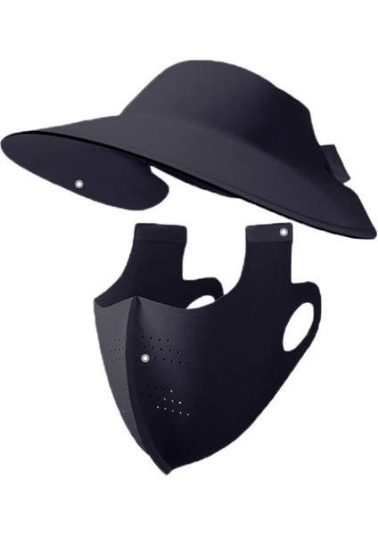 Kadınlar Için Tüm Yüzü Kaplayan Güneş Koruyucu Maske, Yüz Için Anti-Ultraviyole Buz Ipek Maskesi (Yurt Dışından)