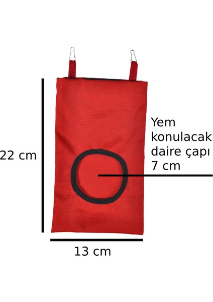 Gine Domuzu Ginepig Tavşan Kemirgen Yemlik Yem Saman Torbası