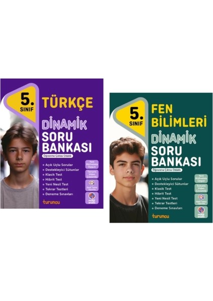 Tudem Yayınları 5.sınıf Dinamik Türkçe - Fen Bilimleri Soru Bankası