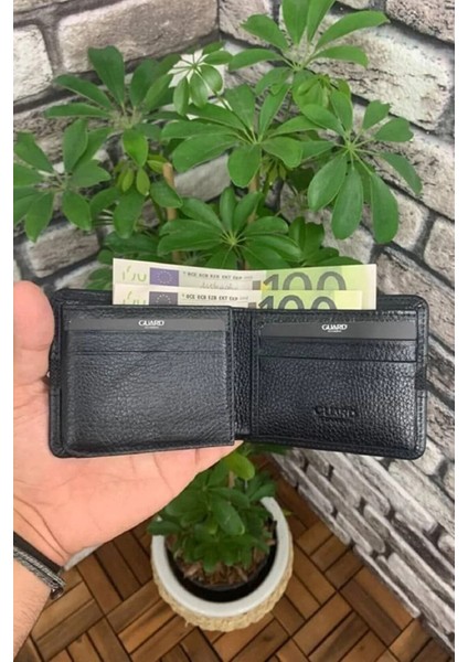Deri Taba Spor Şeritli Erkek Cüzdanı (T210)
