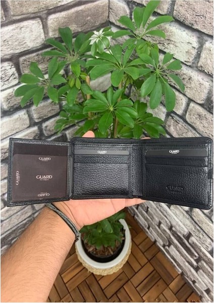 Deri Taba Spor Şeritli Erkek Cüzdanı (T210)