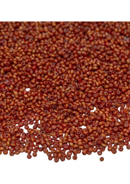 2 mm Kiremit Rengi Ahşap Boncuk 45 gr