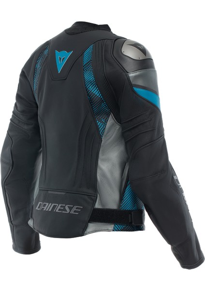Daınese Ceket Deri/avro 5 Leather Jacket Wmn Blk Teal Ant modelleri
