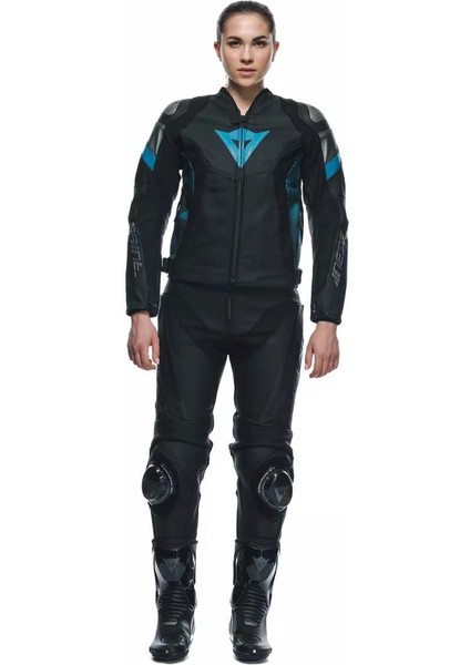 Daınese Ceket Deri/avro 5 Leather Jacket Wmn Blk Teal Ant fırsatları