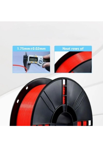 Pla+ Filament 1.75MM/3.00MM / 1 kg / Kırmızı