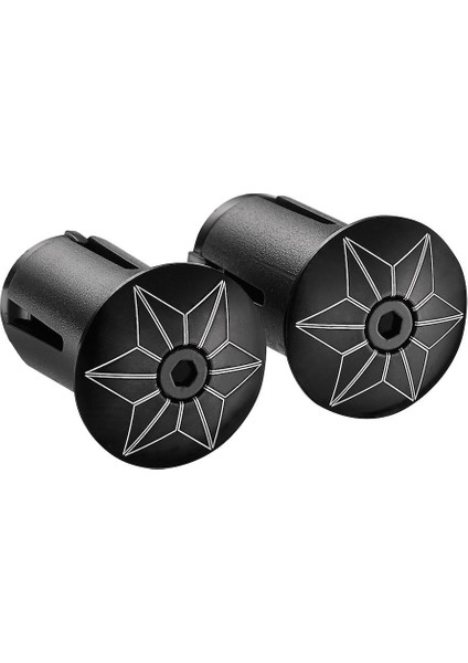 Supacaz Gidon Elcik Tapası, Bp-05 Star Plugz Anodized - Black