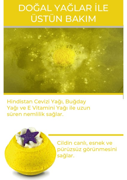 Sugar Plum Köpüren Banyo Topu Nem Bombası Banyo Bombası 160 gr - Purple Night Dream fiyatları