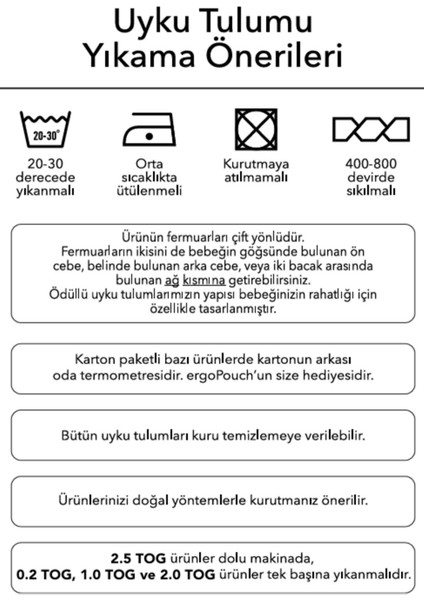 Organik Pamuklu Kundak 1.0 TOG