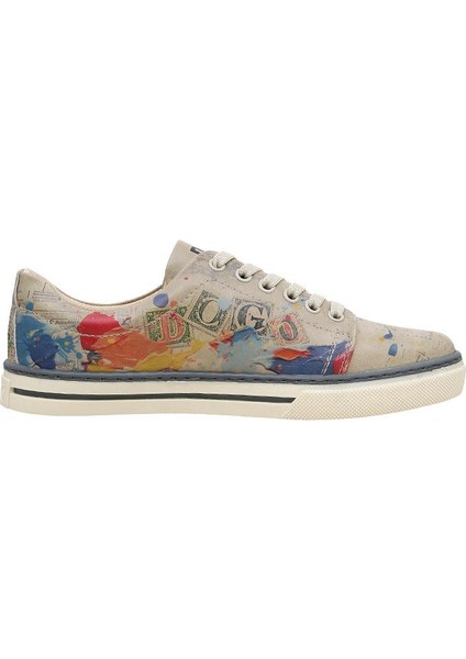 Kadın Vegan Deri Çok Renkli Sneakers - Dogo Stamp Tasarım fırsatları