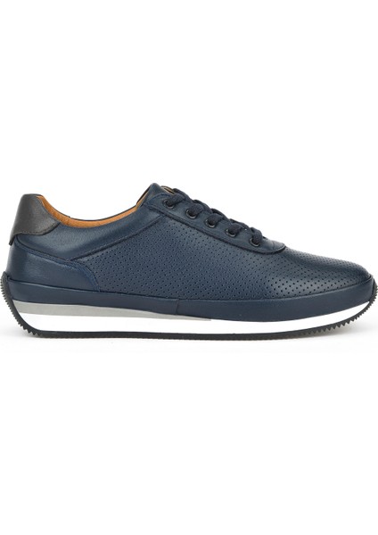 Erkek Deri Sneaker 1511002Z063 Lacivert