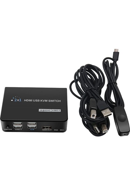 4K HDMI USB Kvm Swıtch 2x1 (4887)