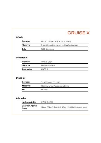 CruiseX Kaykay - Doodles CX001