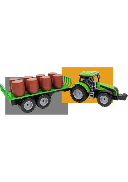Aya Toys Pilli Fıçılı Traktör 40326 Yeşil fiyatları