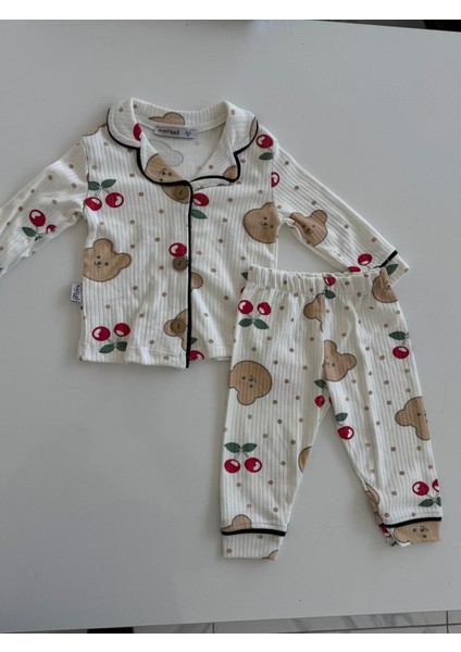 Kalp Desenli Düğme Detaylı Bebe Yaka Takım fiyatları