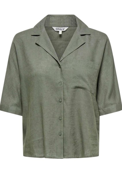 Onltokyo Lıfe Ss Lınen Bl Shırt Pnt Noos Yeşil