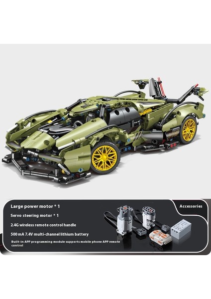 Yeni Lamborghini Porsche Model Programlama Uzaktan Kumanda Spor Araba Bulmaca Yapı Taşı Oyuncaklar (Yurt Dışından)