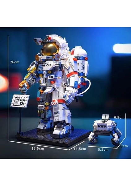 Yeni Uzay Uydusu Astronot Blok Modeli Çocuk Eğitici Oyuncaklar (Yurt Dışından)