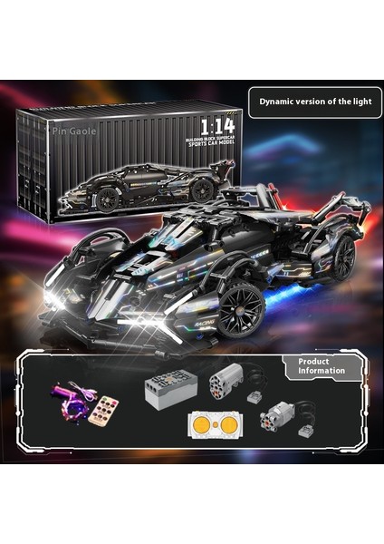 Uyumlu Konsept Lambo Süper Araba Model Araba Porsche Spor Araba Çocuk Oyuncak Yapı Taşları (Yurt Dışından)