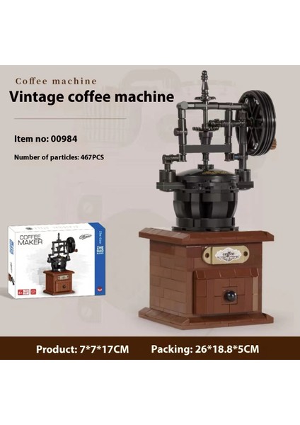 Vintage Kamera Model Yapı Taşları Çocuk Eğitici Puzzle Yapı Taşları Model Oyuncaklar (Yurt Dışından)