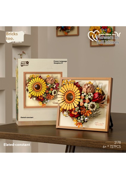 Yeni Yaratıcı Yapı Taşları Buket Ahşap Evler Monte Puzzle Çocuk Oyuncakları Süsler Hediye (Yurt Dışından)