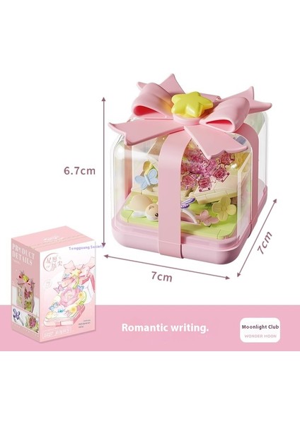 Yeni Yaratıcı Petal Hayvan Kalesi Yapı Taşları Monte Edilmiş Hediye Süs Oyuncakları (Yurt Dışından)