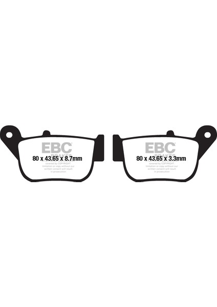 Yamaha X-Max 250 14-16 Abs Siz Carbon Arka Fren Balatası