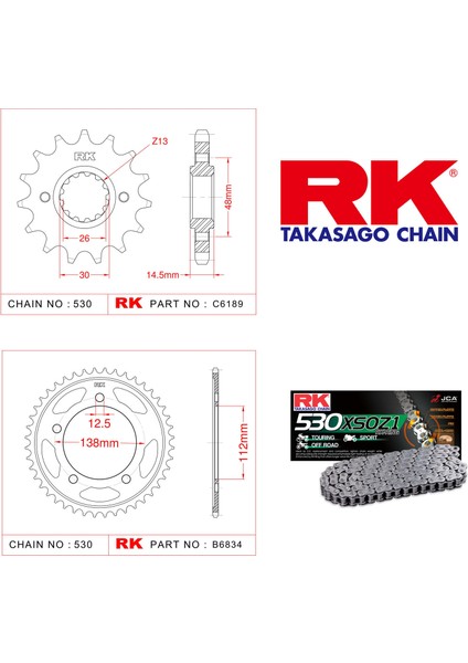 Zincir Dişli Set Cbr 1100 Xx 96-08 X-Ringli Set
