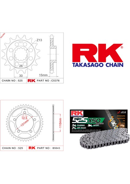 Zincir Dişli Set Bmw S1000 Rr 12-18 X-Ringli Set