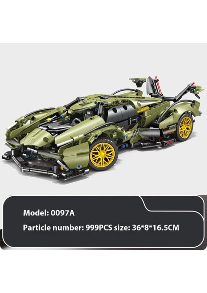 Yeni Lamborghini Porsche Model Programlama Uzaktan Kumanda Spor Araba Bulmaca Yapı Taşı Oyuncaklar (Yurt Dışından)