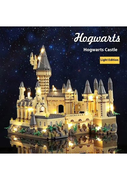 Hogwarts Kalesi Yüksek Zorluklu Puzzle Yapı Taşı Oyuncakları ile Güzel Bir Şekilde Uyumlu (Yurt Dışından)