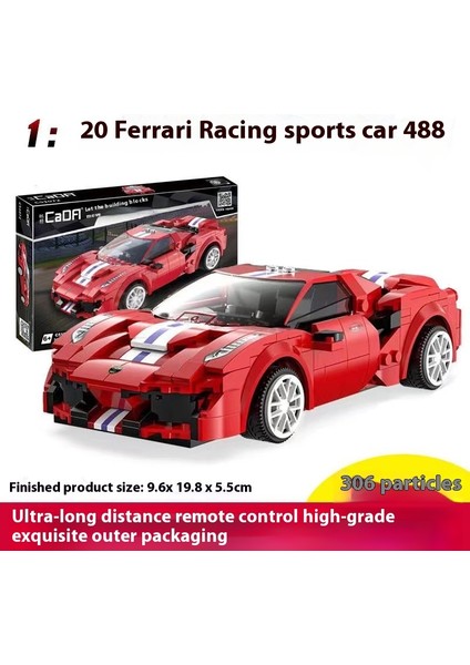 Yeni Lamborghini Porsche Model Programlama Uzaktan Kumanda Spor Araba Bulmaca Yapı Taşı Oyuncaklar (Yurt Dışından)