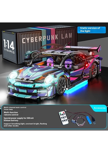 Uyumlu Konsept Lambo Süper Araba Model Araba Porsche Spor Araba Çocuk Oyuncak Yapı Taşları (Yurt Dışından)