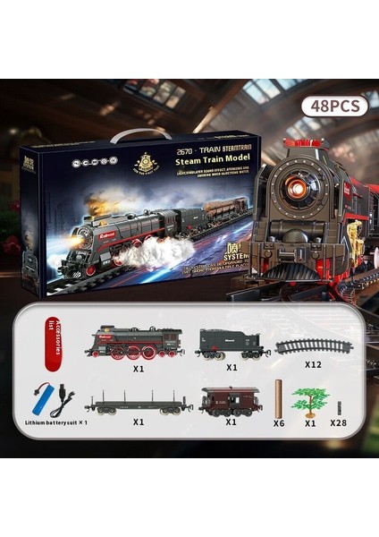 Yeni Lüks Elektrikli Parça Oyuncaklar Mühendislik Araba Tren Çocuk Eğitici Oyuncaklar (Yurt Dışından)
