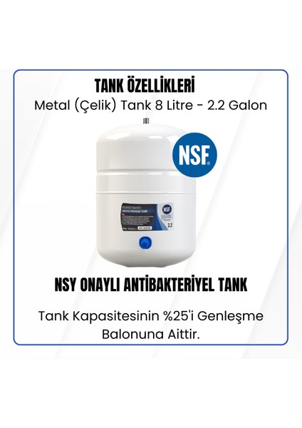 Atık Su Atmayan Su Arıtma Cihazı Pompasız