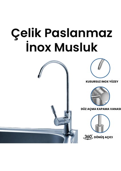 Atık Su Atmayan Su Arıtma Cihazı Pompasız