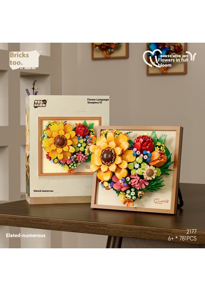 Yeni Yaratıcı Yapı Taşları Buket Ahşap Evler Monte Puzzle Çocuk Oyuncakları Süsler Hediye (Yurt Dışından)