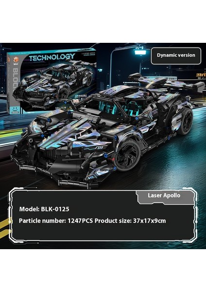Uyumlu Konsept Lambo Süper Araba Model Araba Porsche Spor Araba Çocuk Oyuncak Yapı Taşları (Yurt Dışından)