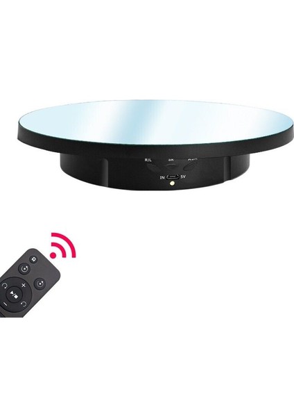 2in1 Aynalı 360°Dönen Uzaktan Kumandalı Sunum Standı 10 kg