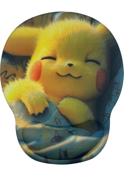 Bilek Destekli Memory Foam Kaymaz Taban Mouse Pad MSP-012 Desenli 0002