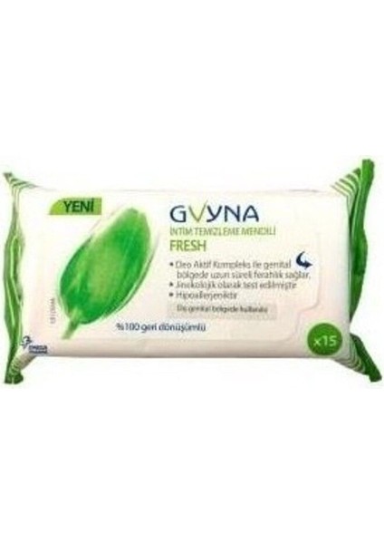 - Intim Temizleme Mendili Fresh15' Li
