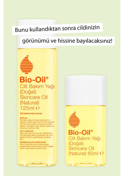 %100 Natural Çatlak Karşıtı & Leke Karşıtı Nemlendirici Doğal Cilt Bakım Yağı 125 ml