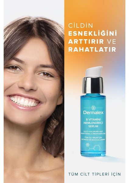 B Vitamini Yoğun ve Uzun Süreli Nemlendirici Serum 30 ml