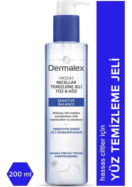 Sensitive Balance Micellar Yüz ve Göz Çevresi Temizleme Jeli 200ml